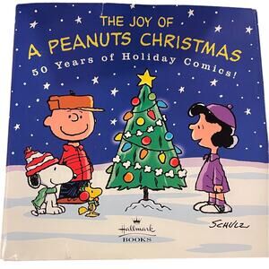 The Joy of a Peanuts Christmas 50 Years of Holiday Comics Schulz Hallmark HC DJ